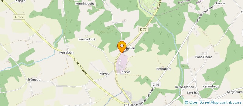 localisation de l'entreprise SAS LE DOEUFF  NEVEZ