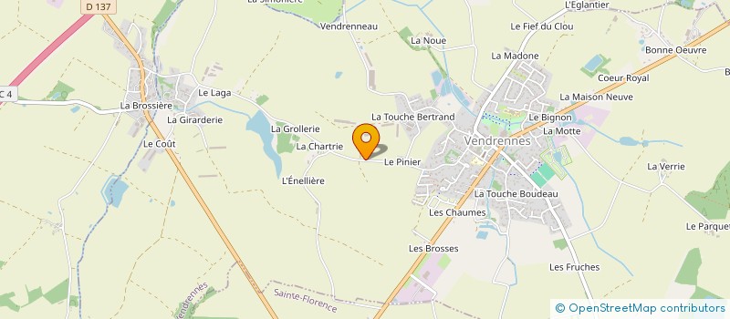 localisation de l'entreprise SAS LE DOMAINE  VENDRENNES