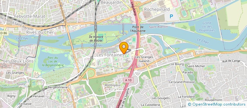 localisation de l'entreprise SAS LE DRIVER  TOURS