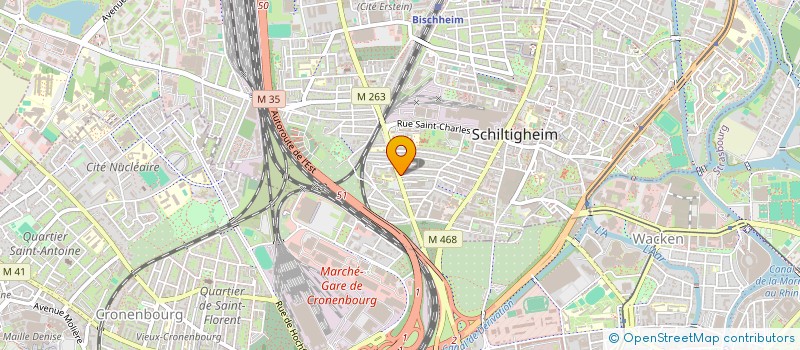 localisation de l'entreprise SAS LE FISTON  SCHILTIGHEIM