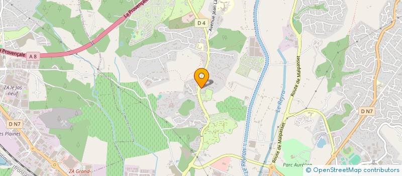 localisation de l'entreprise SAS LE FORUM à FREJUS