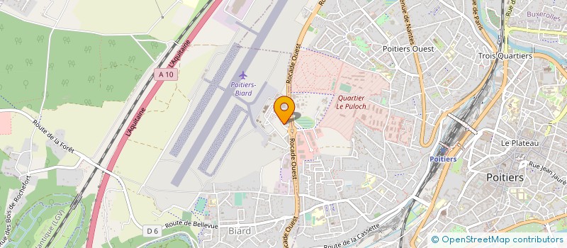 localisation de l'entreprise SAS LE FOURNIL AEROPORT  BIARD