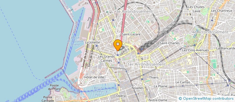 localisation de l'entreprise SAS LE FOURNIL DE PELLETAN à MARSEILLE
