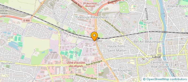 localisation de l'entreprise SAS LE FOURNIL DES ALIGNES à LAVAL
