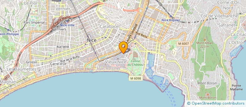 localisation de l'entreprise SAS LE GALL SDRJ à NICE