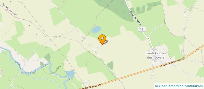 localisation de l'entreprise SAS LE GITE DES MORNES  SAINT-AIGNAN-DES-NOYERS