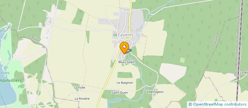 localisation de l'entreprise SAS LE GLOBE à FAVIERES