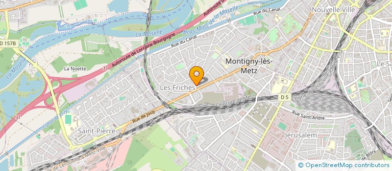 localisation de l'entreprise SAS LE GRIFFOUL à MONTIGNY-LES-METZ