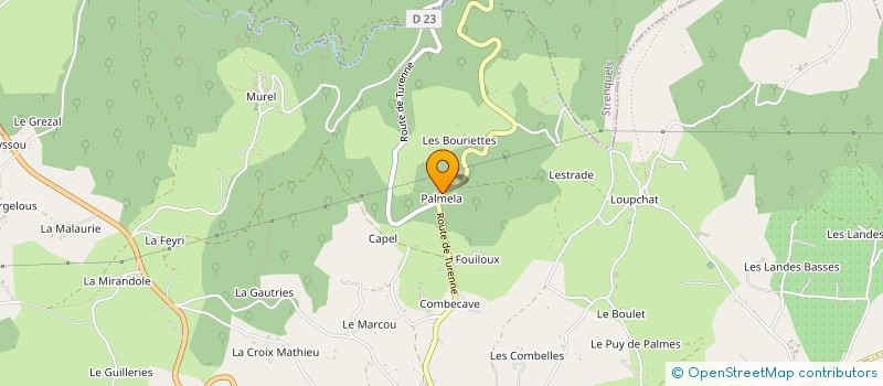 localisation de l'entreprise SAS LE GRILLARDIN  MARTEL