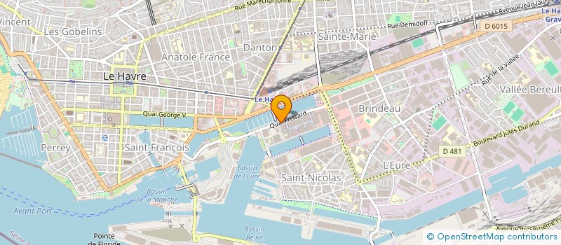 localisation de l'entreprise SAS LE HAVRE  LE HAVRE