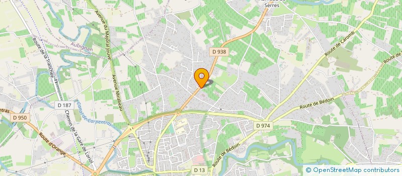 localisation de l'entreprise SAS LE JARDIN D'EDEN à CARPENTRAS