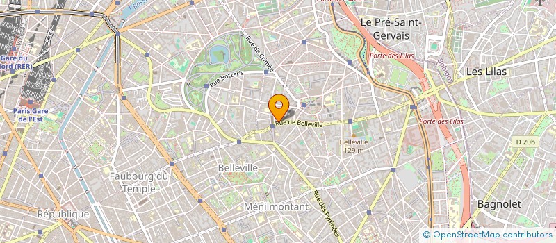 localisation de l'entreprise SAS LE LEGATO STUDIOS D'ART THERAPIE  PARIS