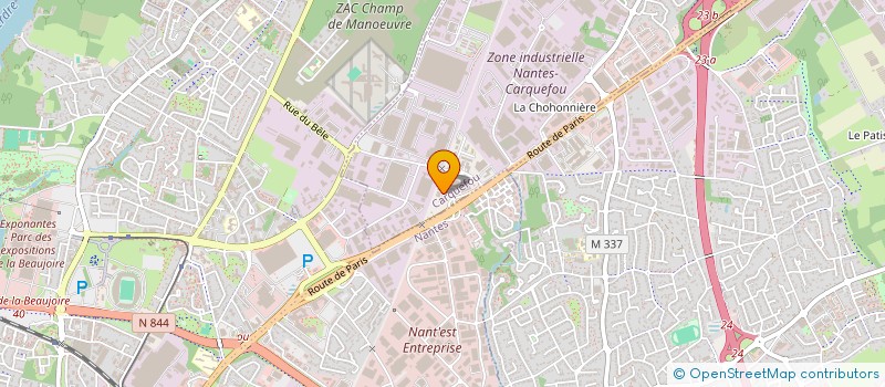 localisation de l'entreprise SAS LE LEVANT  CARQUEFOU