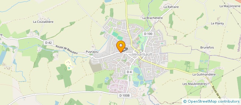 localisation de l'entreprise SAS LE LIEU  VENANSAULT