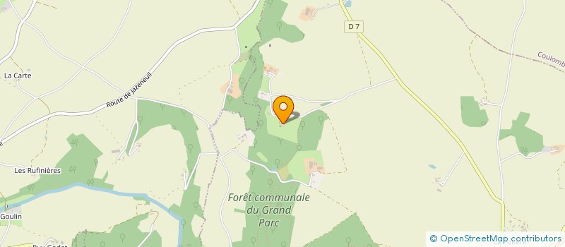 localisation de l'entreprise SAS LE LOGIS DE POUFON  LUSIGNAN