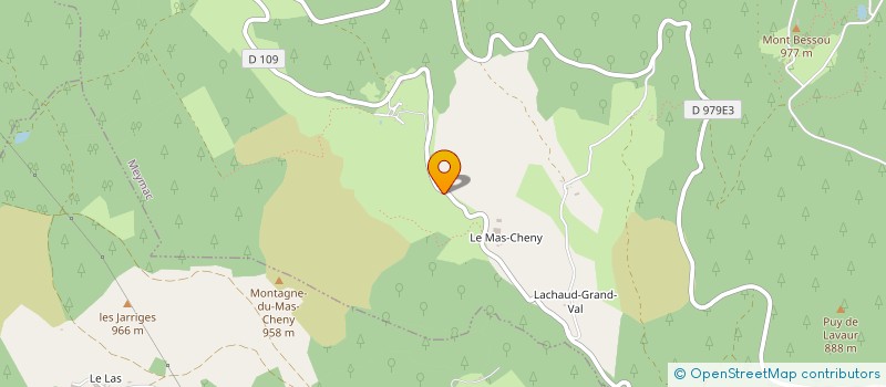 localisation de l'entreprise SAS LE MASCHENY  MEYMAC