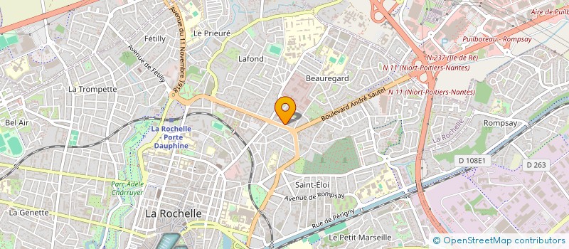 localisation de l'entreprise SAS LE MISTRAL  LA ROCHELLE