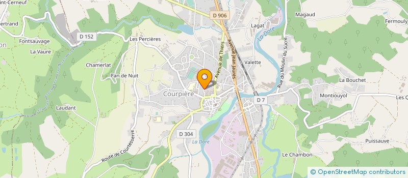 localisation de l'entreprise SAS LE MONTAGNARD à COURPIERE