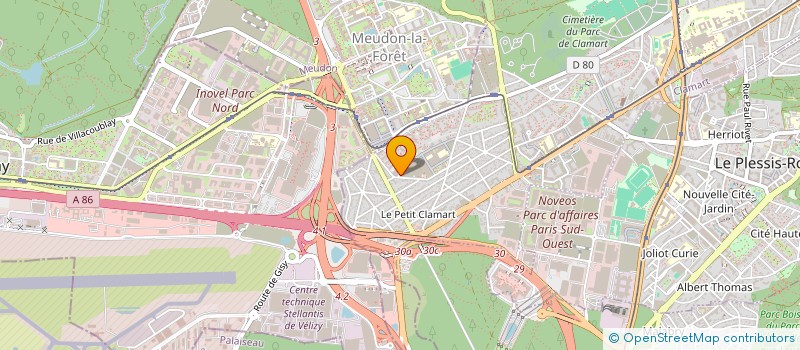 localisation de l'entreprise SAS LE MOULIN DE CLAMART à CLAMART