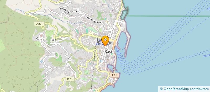 localisation de l'entreprise SAS LE NAPOLEON à BASTIA