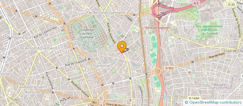 localisation de l'entreprise SAS LE NOUVEAU MAGNOLIA  PARIS