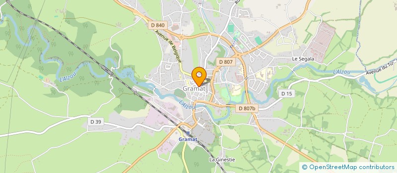 localisation de l'entreprise SAS LE PANORAMA  ROCAMADOUR