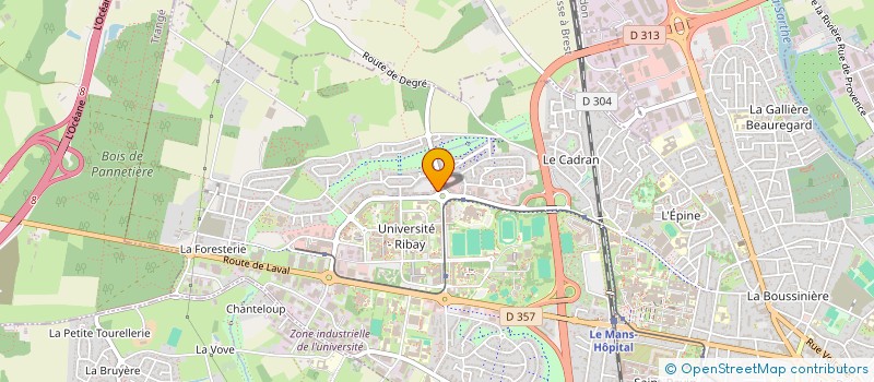 localisation de l'entreprise SAS LE PARC DE LIMERE  LE MANS