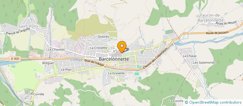 localisation de l'entreprise SAS LE PATIO à BARCELONNETTE