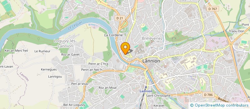 localisation de l'entreprise SAS LE PERSON à PLOUGONVELIN