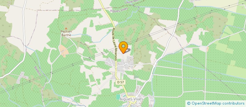 localisation de l'entreprise SAS LE PETIT COUTAOU à AIGUES-VIVES