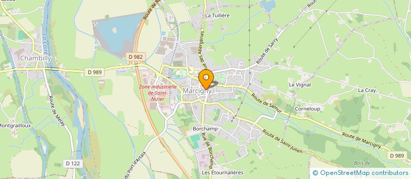 localisation de l'entreprise SAS LE PETIT MARCIGNOT à MARCIGNY
