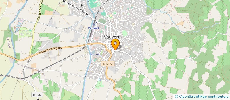 localisation de l'entreprise SAS LE QUINZE  VAUVERT