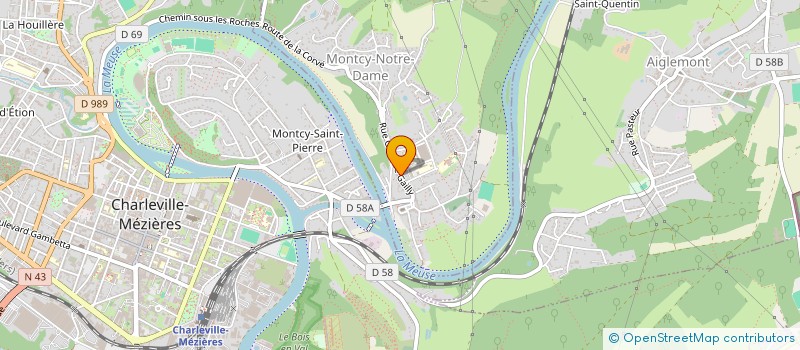 localisation de l'entreprise SAS LE RAMSES  MONTCY-NOTRE-DAME