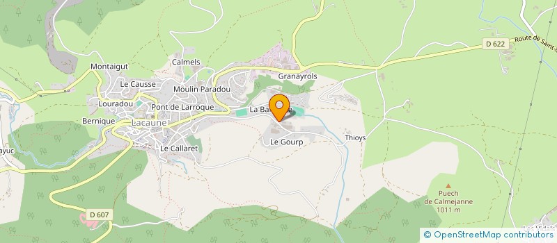 localisation de l'entreprise SAS LE RAY-GAL  LACAUNE