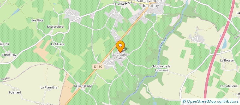 localisation de l'entreprise SAS LE REFUGE  VAL-DU-LAYON