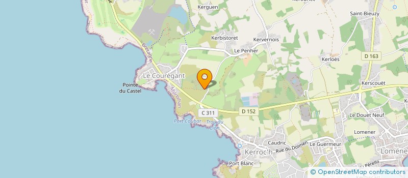 localisation de l'entreprise SAS LE RELAIS DE LA LANDE à PLOEMEUR