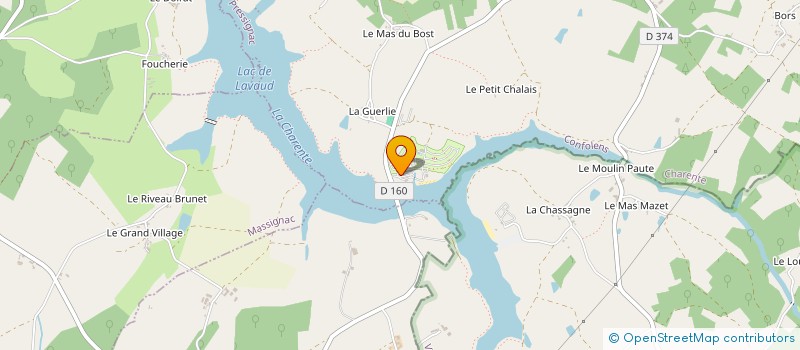 localisation de l'entreprise SAS LE REVE D'UNE VIE à PRESSIGNAC