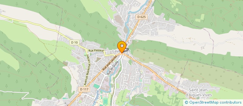 localisation de l'entreprise SAS LE ROND-POINT à LAVELANET