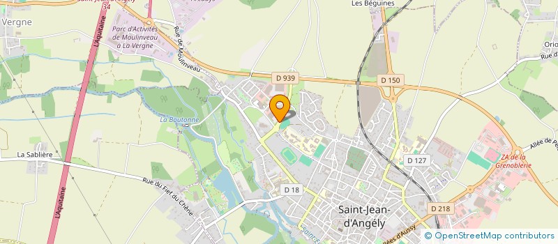localisation de l'entreprise SAS LE SAINT'Y  SAINT-JEAN-D'ANGELY