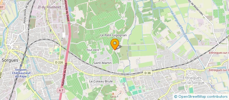 localisation de l'entreprise SAS LE SALON DES MOMENTS  SORGUES