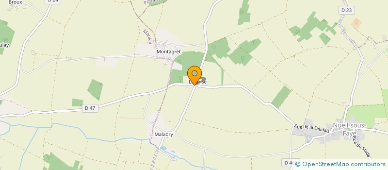 localisation de l'entreprise SAS LE SOLEIL DIT VERT  NUEIL-SOUS-FAYE