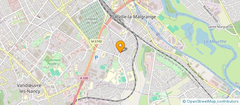 localisation de l'entreprise SAS LE THIOSE  JARVILLE-LA-MALGRANGE