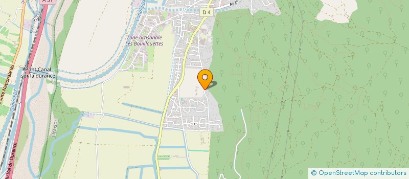 localisation de l'entreprise SAS LE THUVE  ORAISON