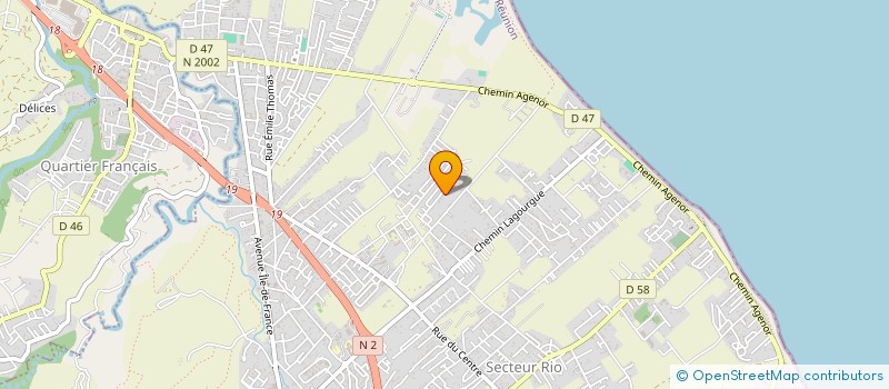 localisation de l'entreprise SAS LE TREFLE A 4 à SAINT-ANDRE