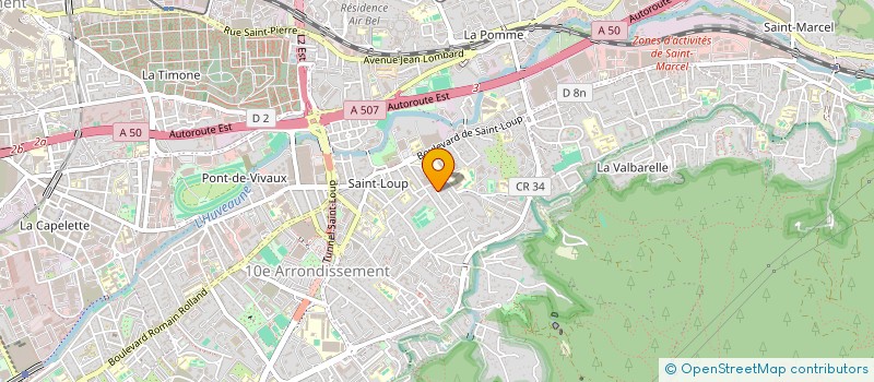 localisation de l'entreprise SAS LE VAL FLEURI à MARSEILLE