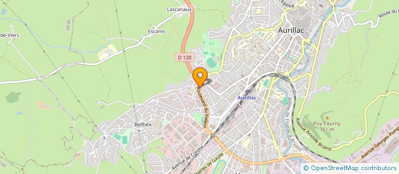 localisation de l'entreprise SAS LE VIALENC à AURILLAC