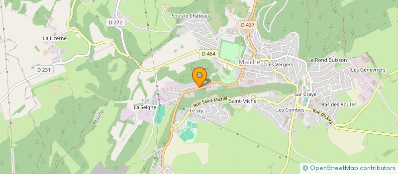 localisation de l'entreprise SAS LE VIEUX VENISE  MAICHE