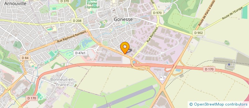 localisation de l'entreprise SAS LEANE à GONESSE
