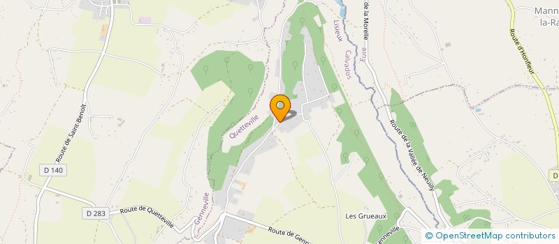 localisation de l'entreprise SAS LEANORH  QUETTEVILLE