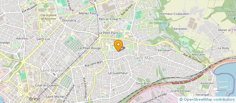 localisation de l'entreprise SAS LEBAUD ERWAN à BREST